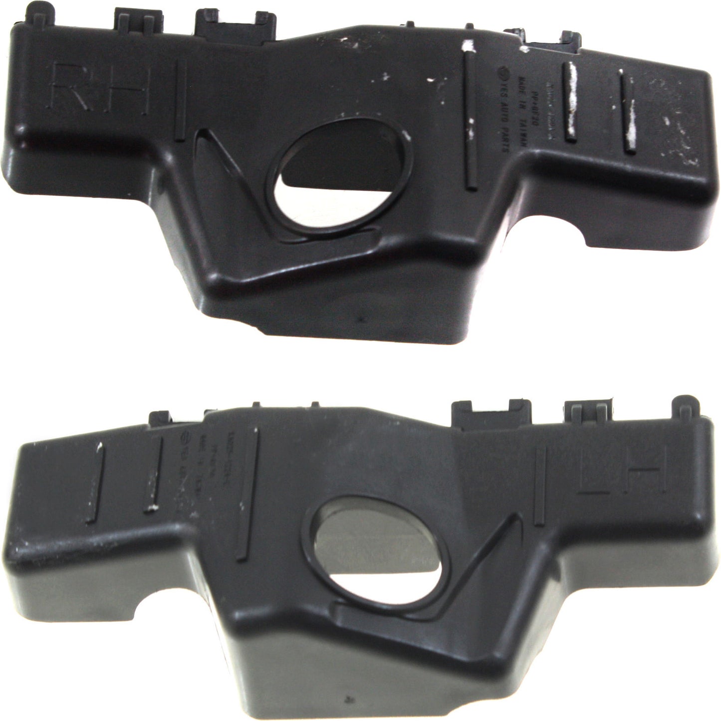 Front, Driver and Passenger Side Bumper Brackets, Bumper Side
