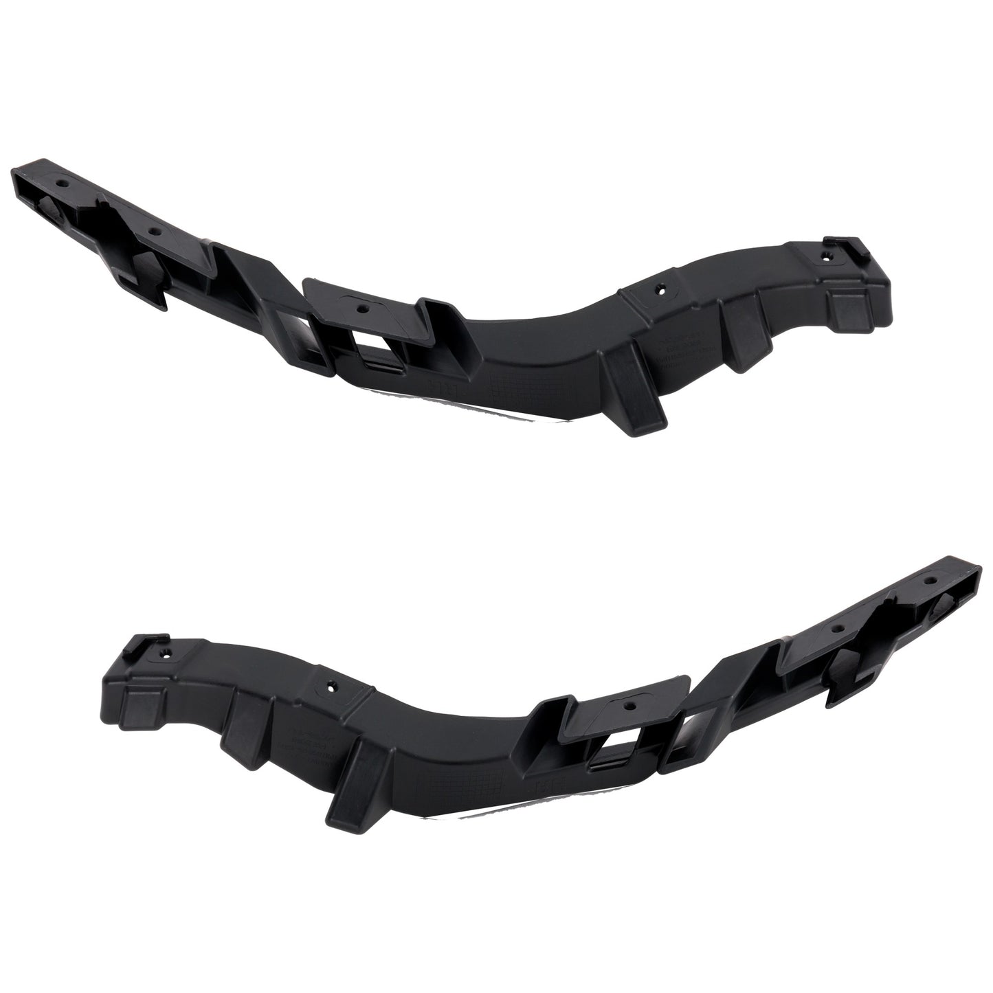 Front, Driver and Passenger Side Bumper Bracket, Sedan
