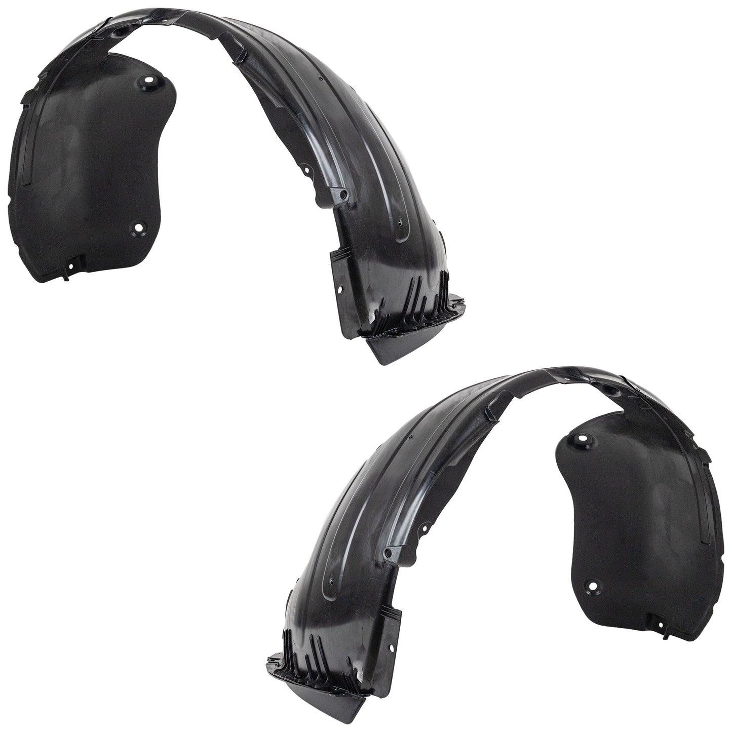 Front, Driver and Passenger Side, Fender Liner