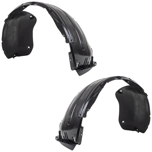 Front, Driver and Passenger Side, Fender Liner