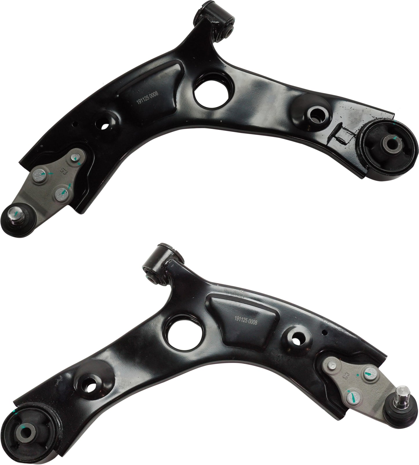 Front, Driver and Passenger Side, Lower Control Arms