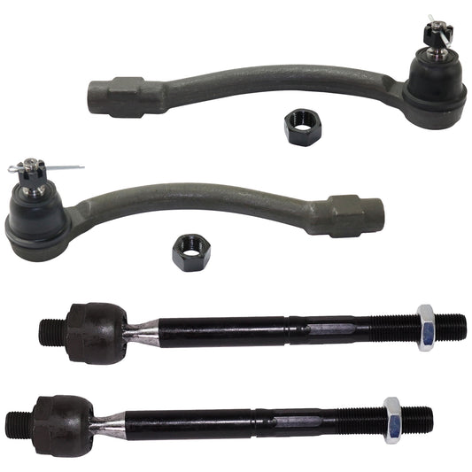 Front, Driver and Passenger Side, Inner and Outer Tie Rod End
