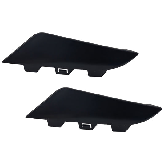 Rear, Driver and Passenger Side Bumper Trims, Black
