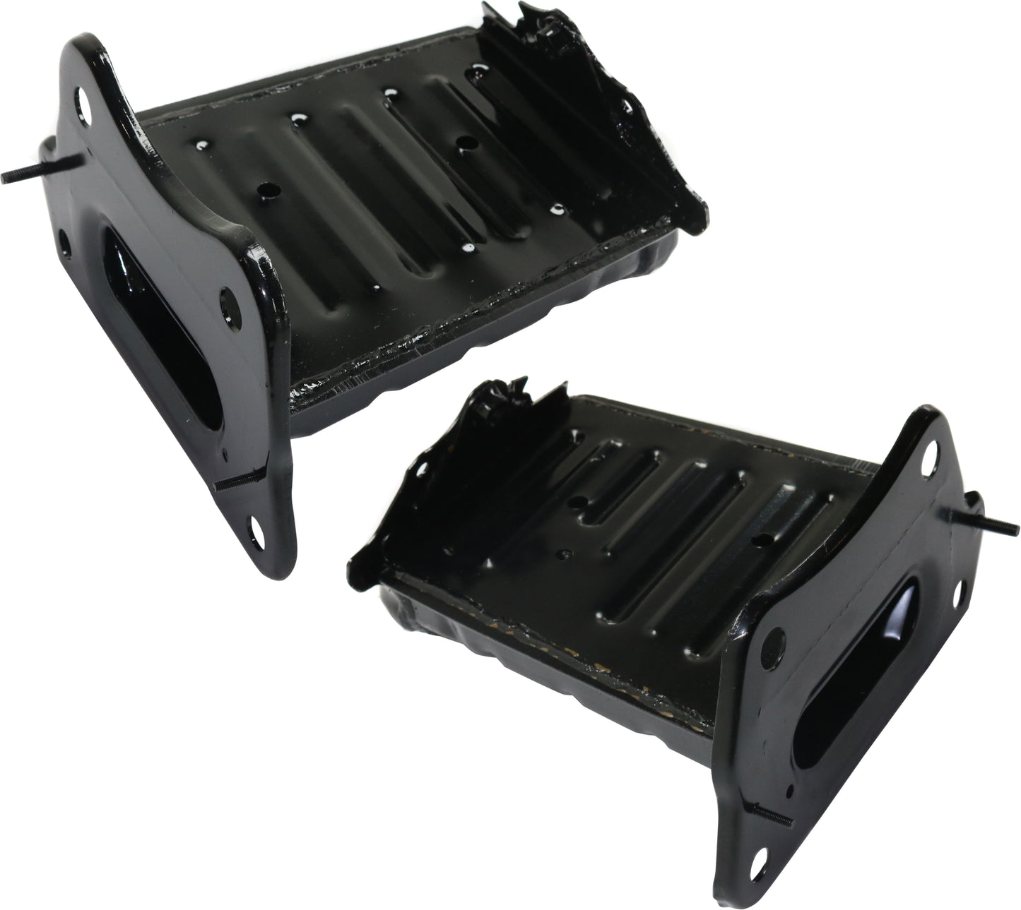 Front, Driver and Passenger Side Bumper Brackets, Mounting Reinforcement