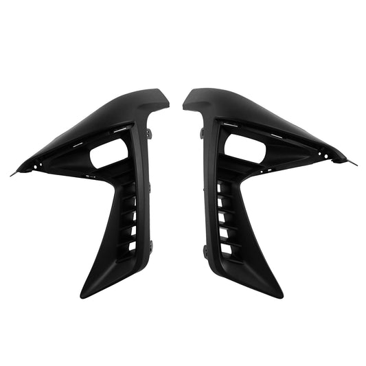 Решетки бампера спереди, со стороны водителя и пассажира, текстурированные черные