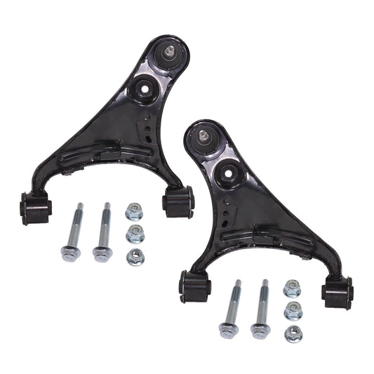 Front, Driver and Passenger Side, Upper Control Arms, With Ball Joints
