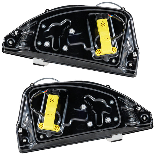 Задний электростеклоподъемник со стороны водителя и пассажира, с мотором