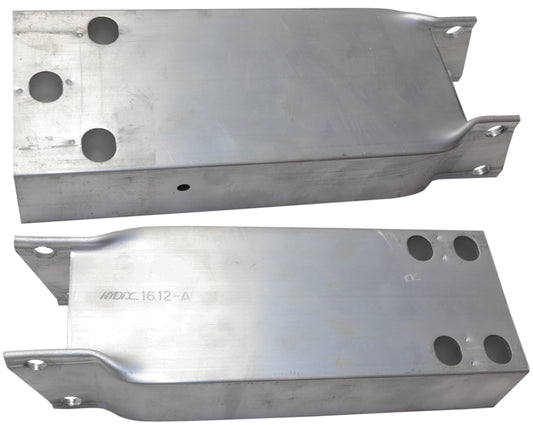 Front, Driver and Passenger Side Bumper Brackets, Impact Bracket, Aluminum