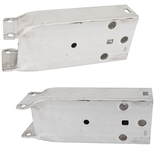 Front, Driver and Passenger Side Bumper Brackets, Impact Absorber