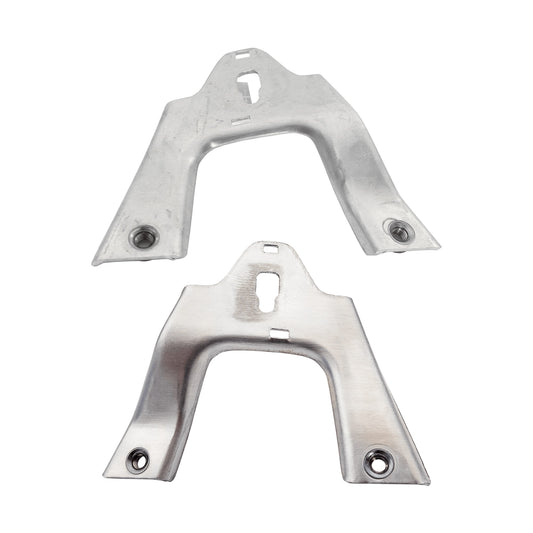 Front, Driver and Passenger Side Bumper Brackets, Support Strut