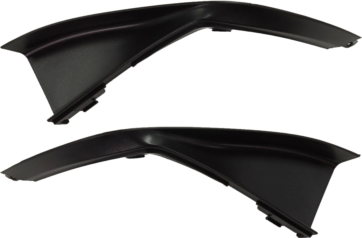 Front, Driver and Passenger Side Bumper Trim, Textured Black