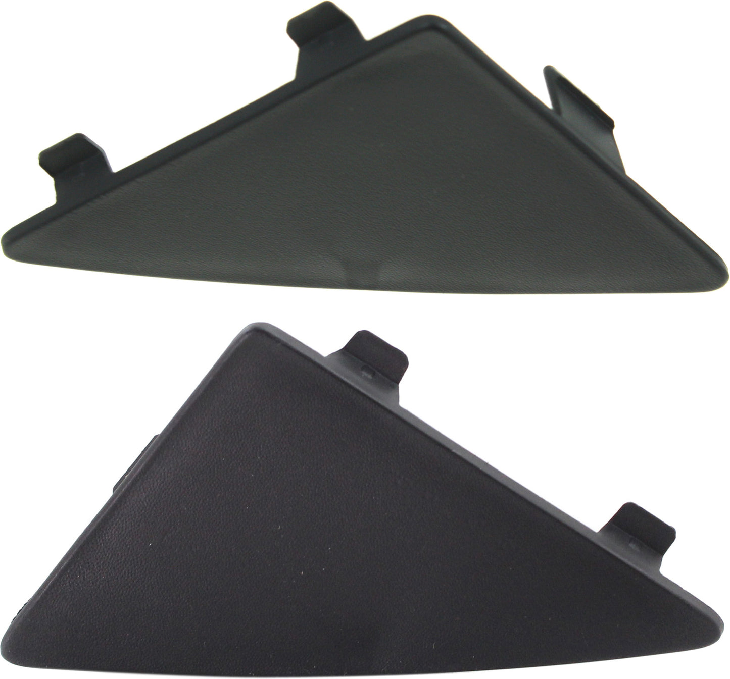 Накладка на передний бампер со стороны водителя и пассажира, текстурированная черная