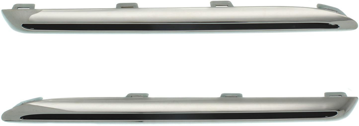 Grille Trim, Driver and Passenger Side, Upper, Chrome