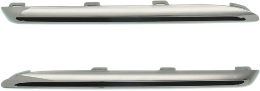 Grille Trim, Driver and Passenger Side, Upper, Chrome