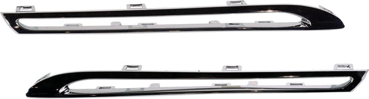 Driver and Passenger Side, Lower Grille Trim, Chrome