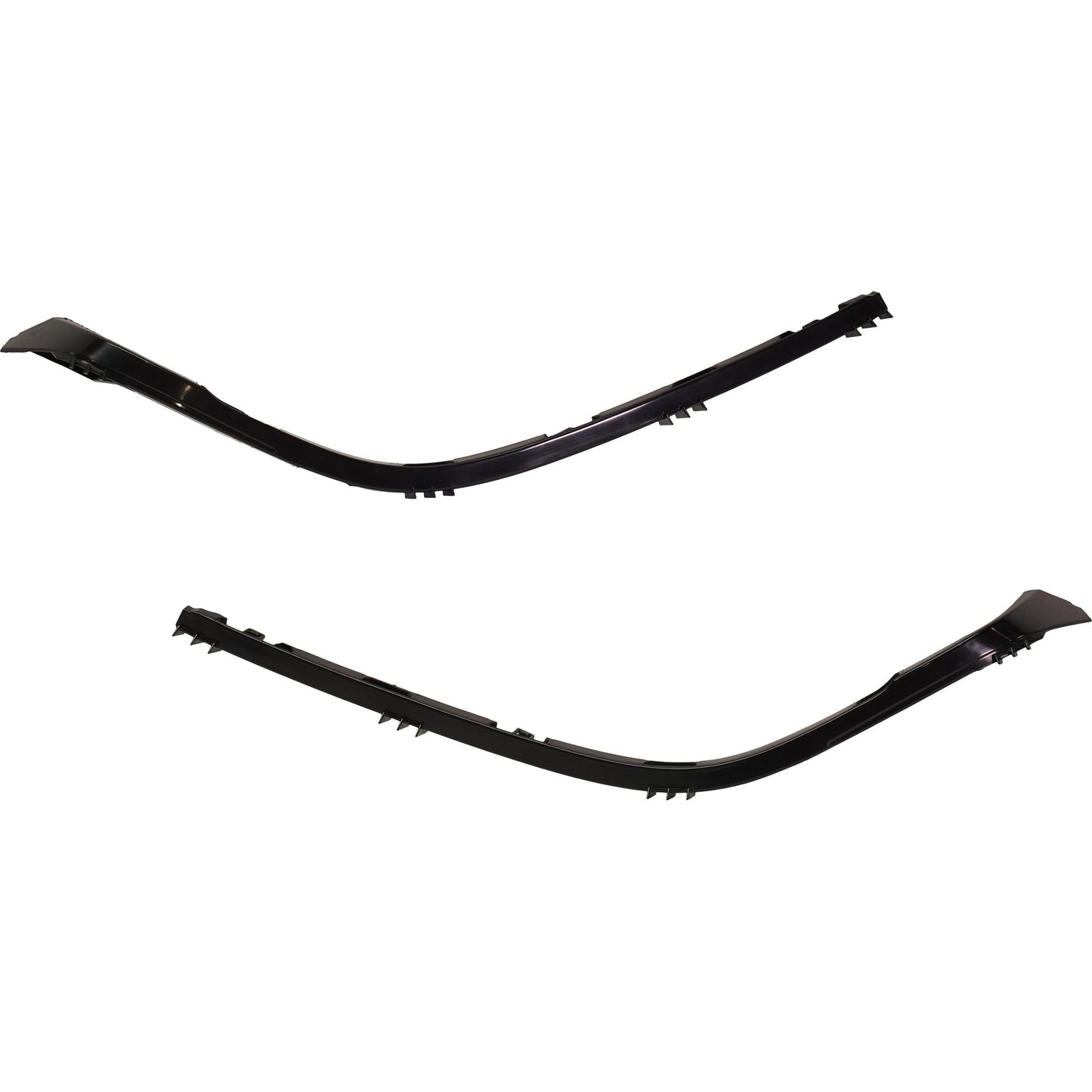 Driver and Passenger Side Grille Trim, Painted Black, Mexico Built Vehicle