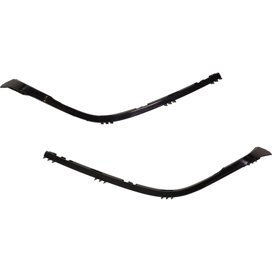 Driver and Passenger Side Grille Trim, Painted Black, Mexico Built Vehicle
