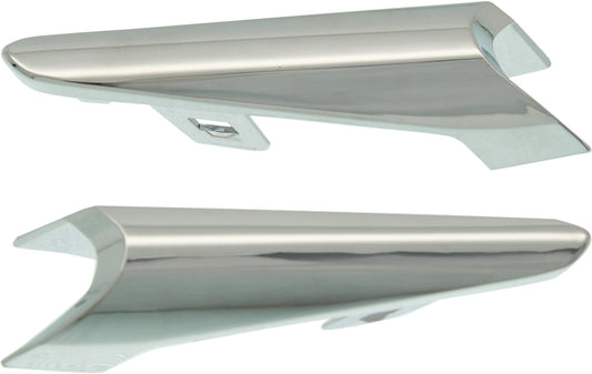 Front, Driver and Passenger Side Fog Light Trims, Chrome, Mexico Built Vehicle