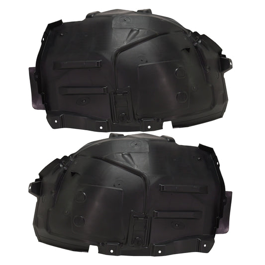 Front, Driver and Passenger Side, Front Section, Fender Liner
