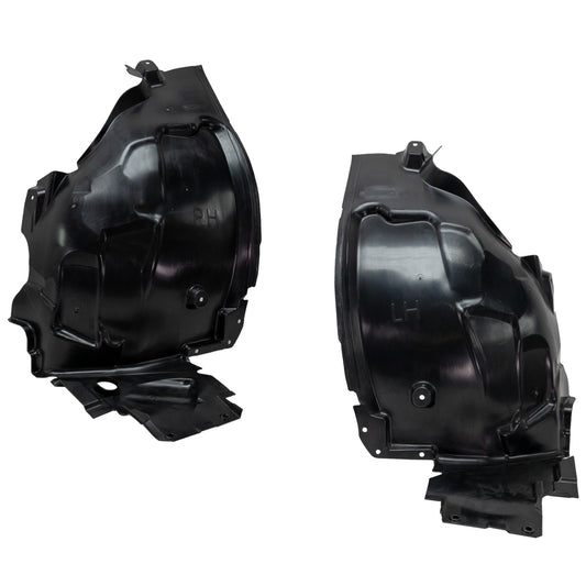 Front, Driver and Passenger Side, Rear Section, Fender Liner