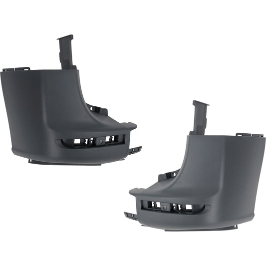 Задний бампер со стороны водителя и пассажира, текстурированный пластик