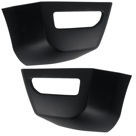 Передний бампер со стороны водителя и пассажира, грунтованный пластик, сертифицированный CAPA