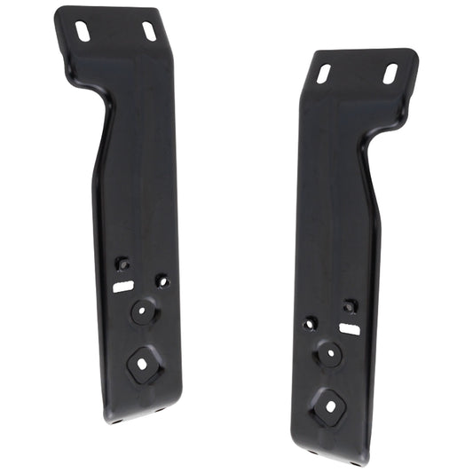 Front, Driver amd Passenger Side, Inner and Lower Bumper Bracket