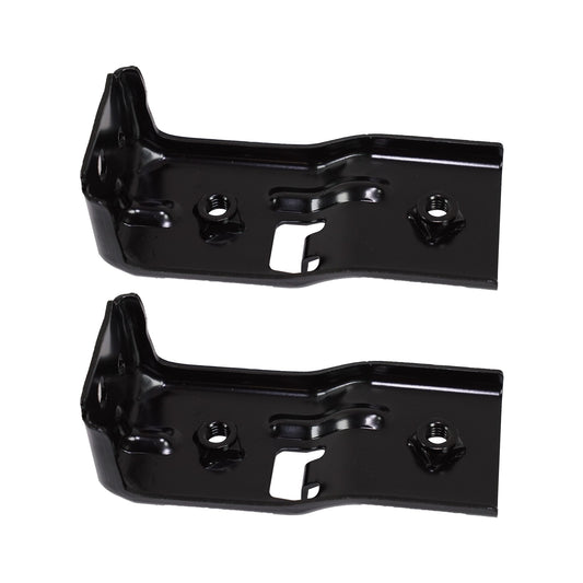 Front, Driver and Passenger Side Bumper Brackets, Retainer