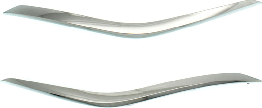 Front, Driver and Passenger Side, Lower Bumper Trims, Chrome