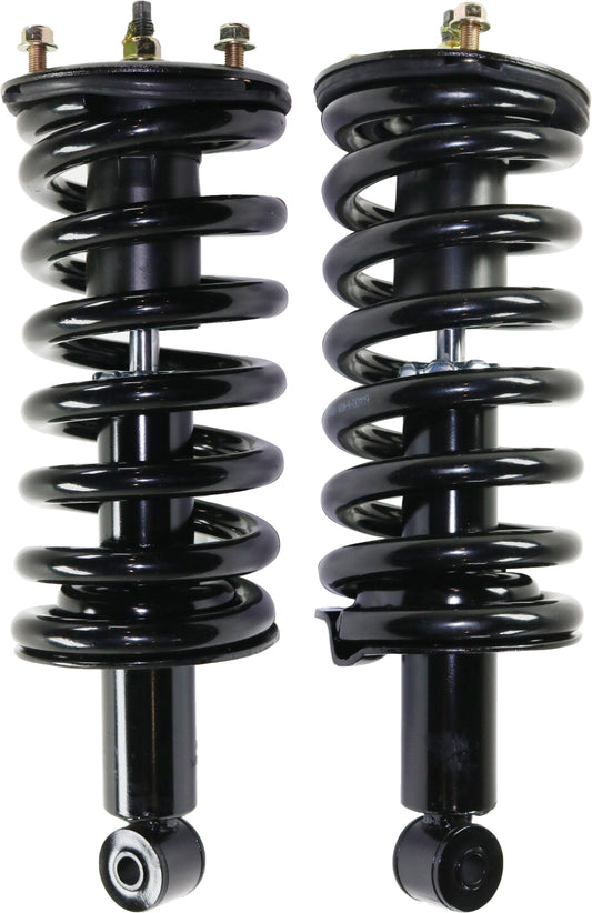 Front, Driver and Passenger Side Fully Loaded Strut, RWD