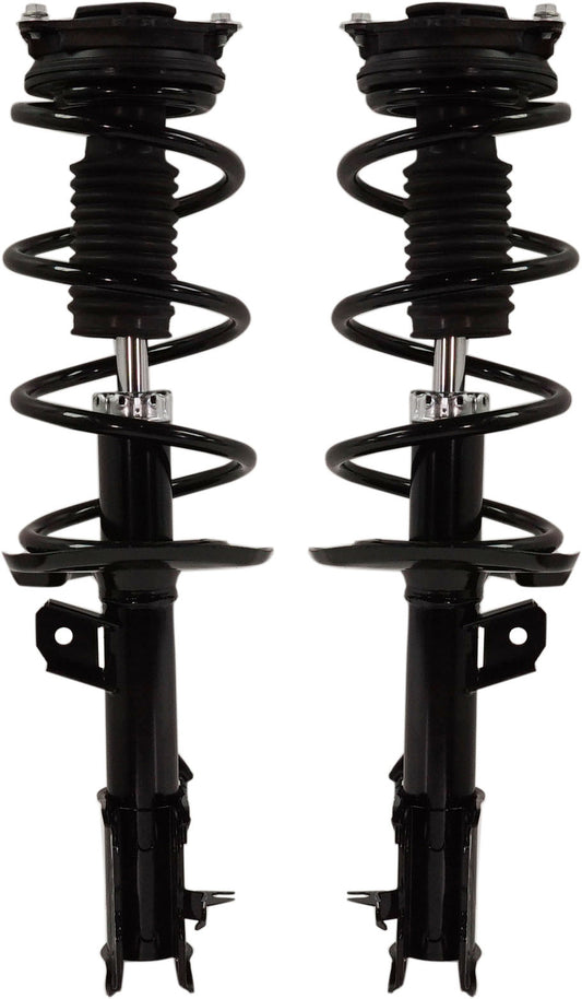 Front, Driver and Passenger Side Fully Loaded Struts, FWD