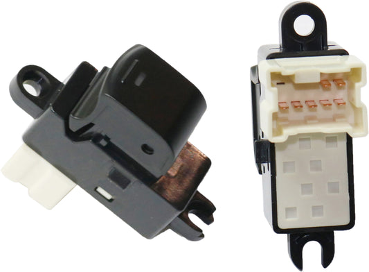Rear, Driver and Passenger Side Window Switches, Black