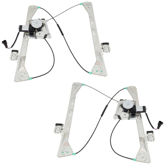 Стеклоподъемники задние, водительские и пассажирские, с электроприводом