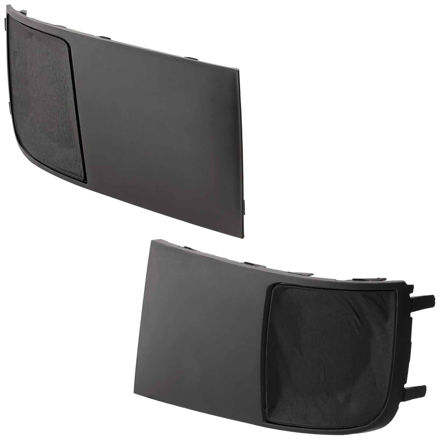Front, Driver and Passenger Side Fog Light Trims, Gray