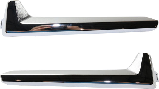 Front, Driver and Passenger Side Fog Light Trims, Chrome
