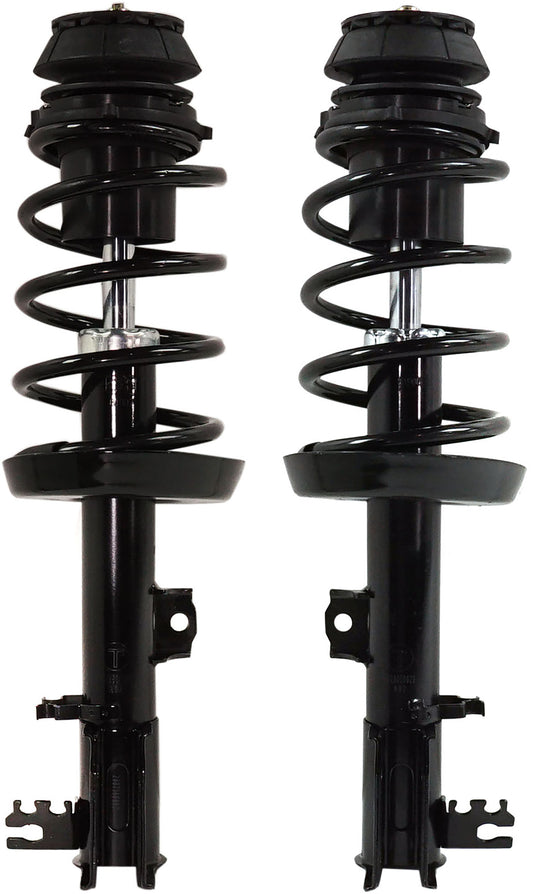 Front, Driver and Passenger Side Fully Loaded Strut, FWD