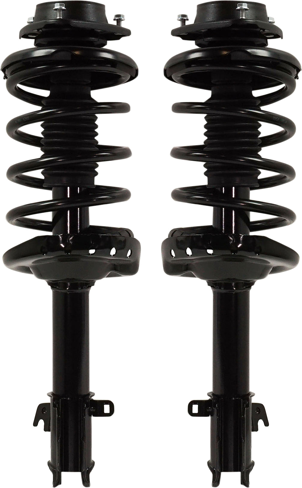 Front, Driver and Passenger Side Fully Loaded Struts, Automatic CVT Transaxle