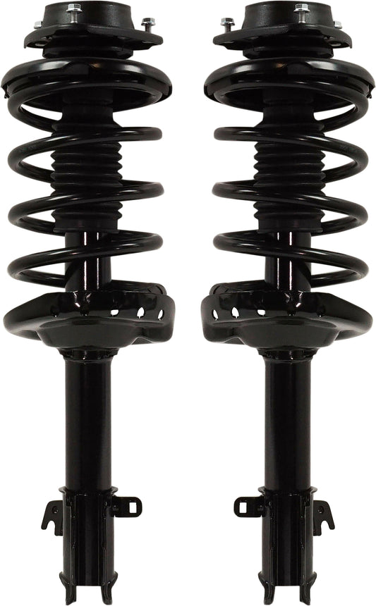 Front, Driver and Passenger Side Fully Loaded Struts, Automatic CVT Transaxle