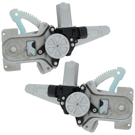 Задний электростеклоподъемник со стороны водителя и пассажира, с мотором