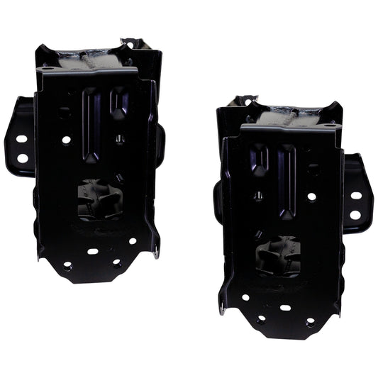 Front, Driver and Passenger Side Bumper Brackets, Bracket Reinforcement