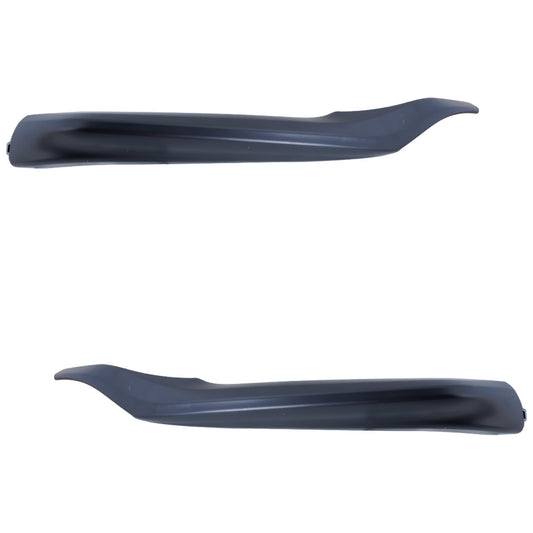 Front, Driver and Passenger Side, Lower Bumper Trims, Black, SE Model, North America Built Vehicle