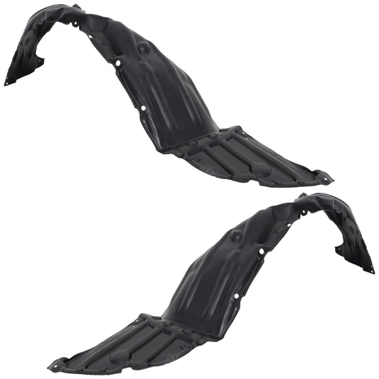 Front, Driver and Passenger Side Fender Liners, Japan Built Vehicle