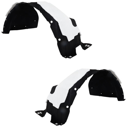 Front, Driver and Passenger Side, Fender Liner