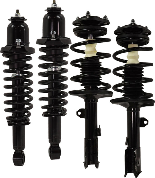 Front and Rear, Driver and Passenger Side Fully Loaded Strut, FWD