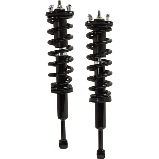 Front, Driver and Passenger Side Fully Loaded Strut, RWD
