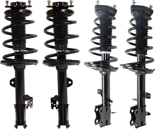 Front and Rear, Driver and Passenger Side Fully Loaded Struts, AWD