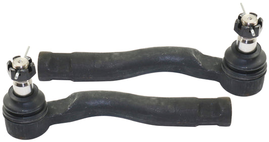 Передние, со стороны водителя и пассажира, внешние наконечники рулевой тяги