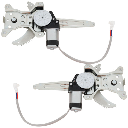 Стеклоподъемники задние, со стороны водителя и пассажира, с электроприводом, для 4-дверных автомобилей