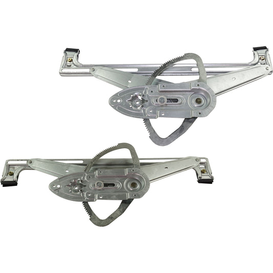 Электростеклоподъемник передних дверей со стороны водителя и пассажира, без мотора