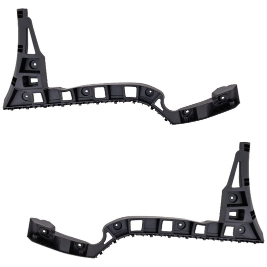 Rear, Driver And Passenger Side Bumper Brackets, Bumper Guide